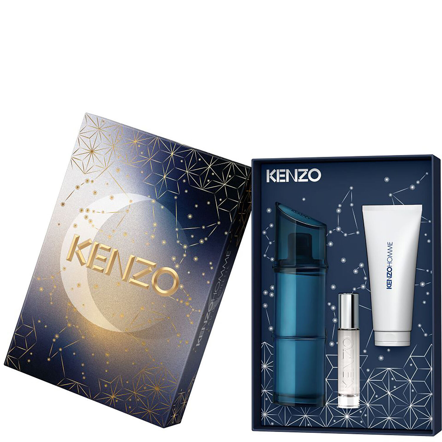 Kenzo Kenzo Homme Coffret Eau de Toilette 110 ml + Gel Douche 75 ml + Vaporisateur de Voyage 10 ml