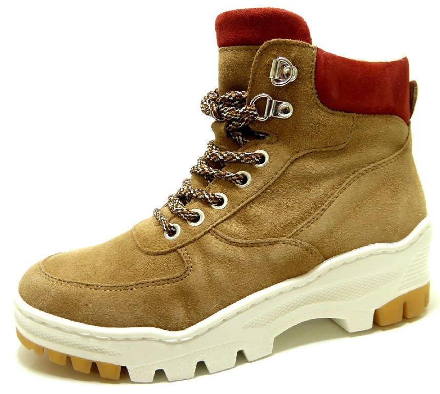 TAMARIS Schnür-Stiefeletten beige
