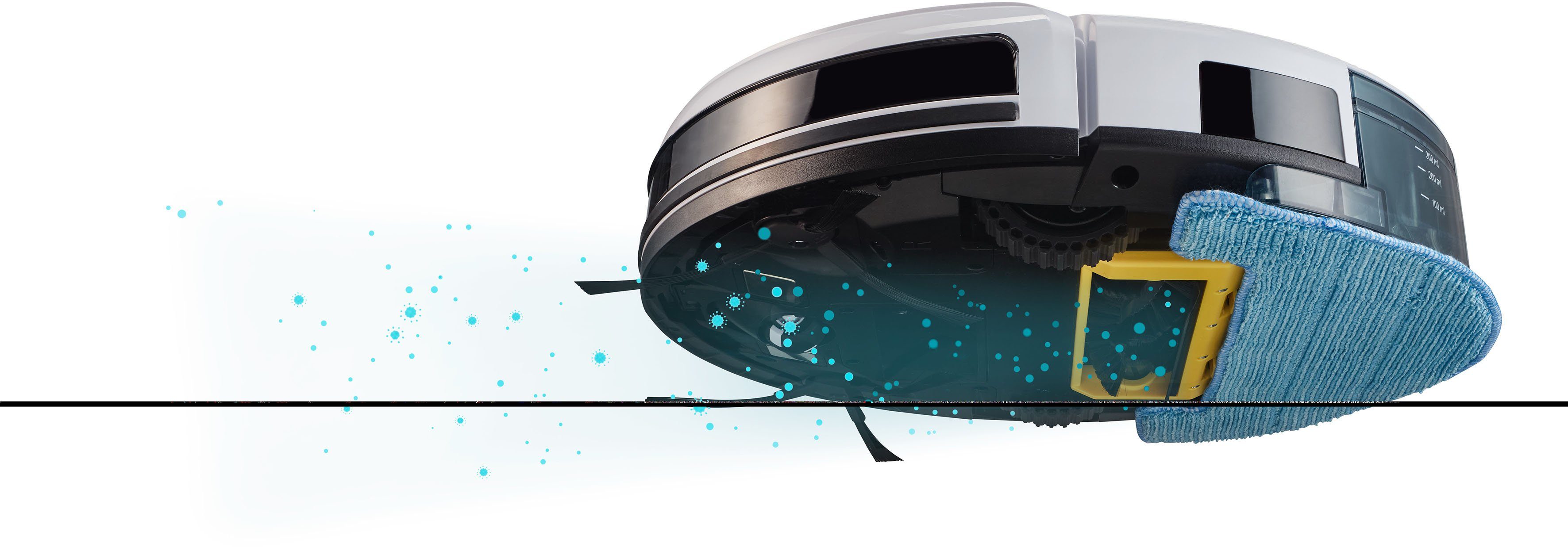 Medion® Nass-Trocken-Saugroboter S15 SW (MD 19305), 22 W, beutellos