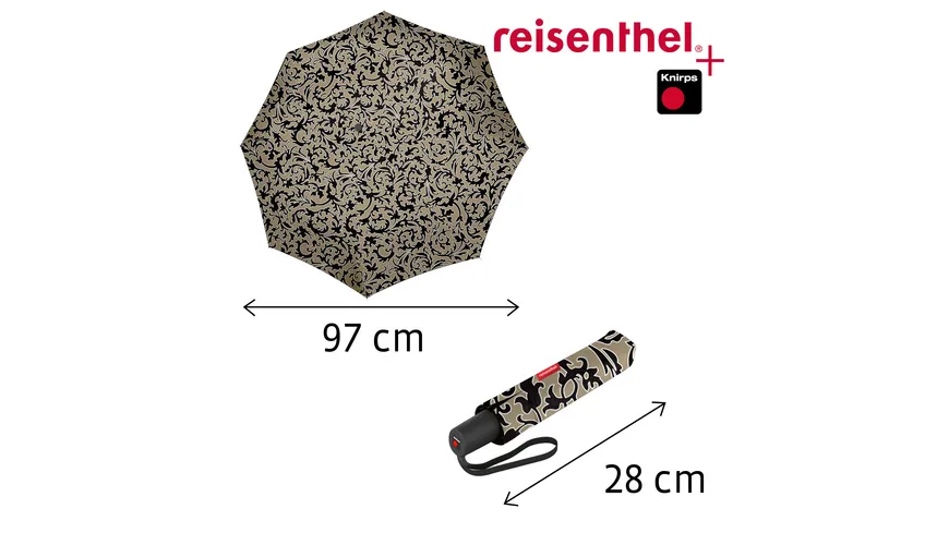 reisenthel umbrella pocket duomatic TWIST SILVER