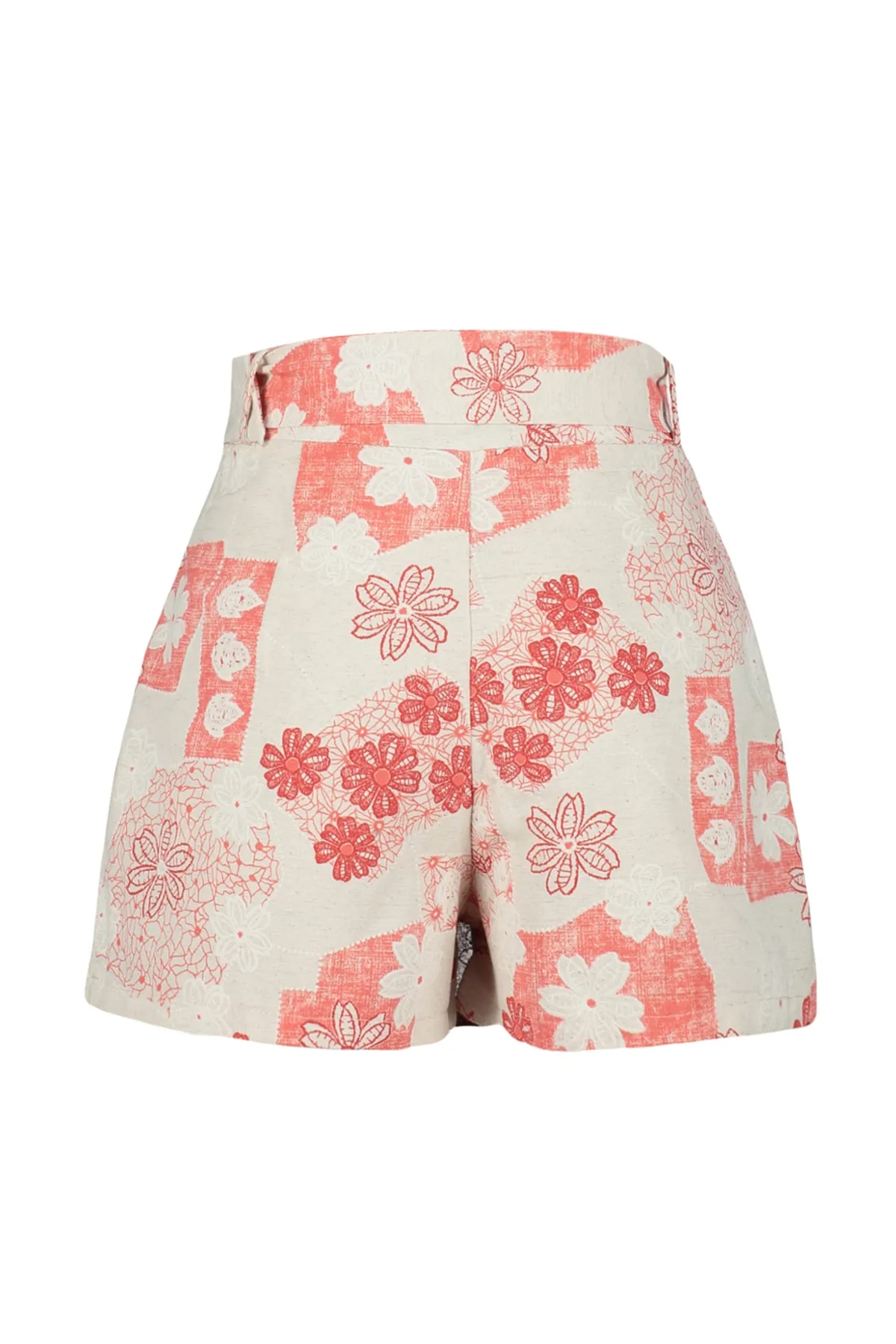 Trendyol Collection  Shorts - Rot - Mittlerer Bund