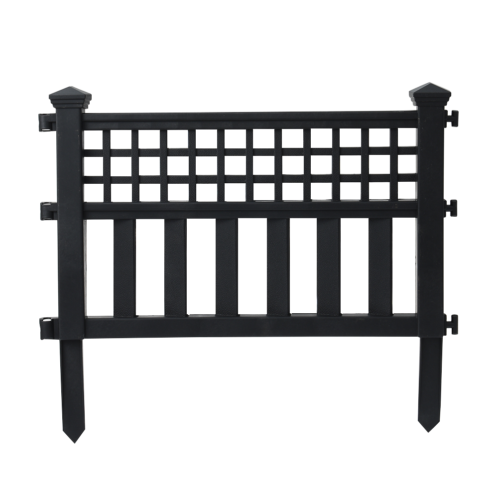 Powertec Garden Gartenzaun-Set 5 teilig aus PP, ca. 60 x 51,5 cm