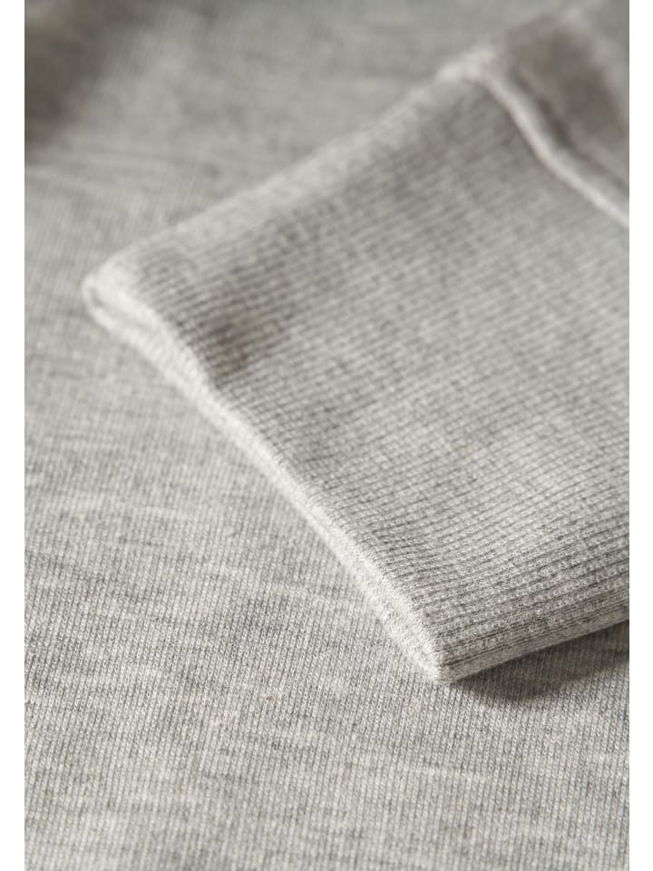 behype Sweatjacke - BHSADAO Hoodie Weicher Kapuzenpullover Sweatshirt in Hellgrau günstig kaufen
