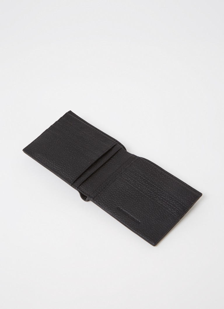 Portofel din piele cu logo-ul Emporio Armani