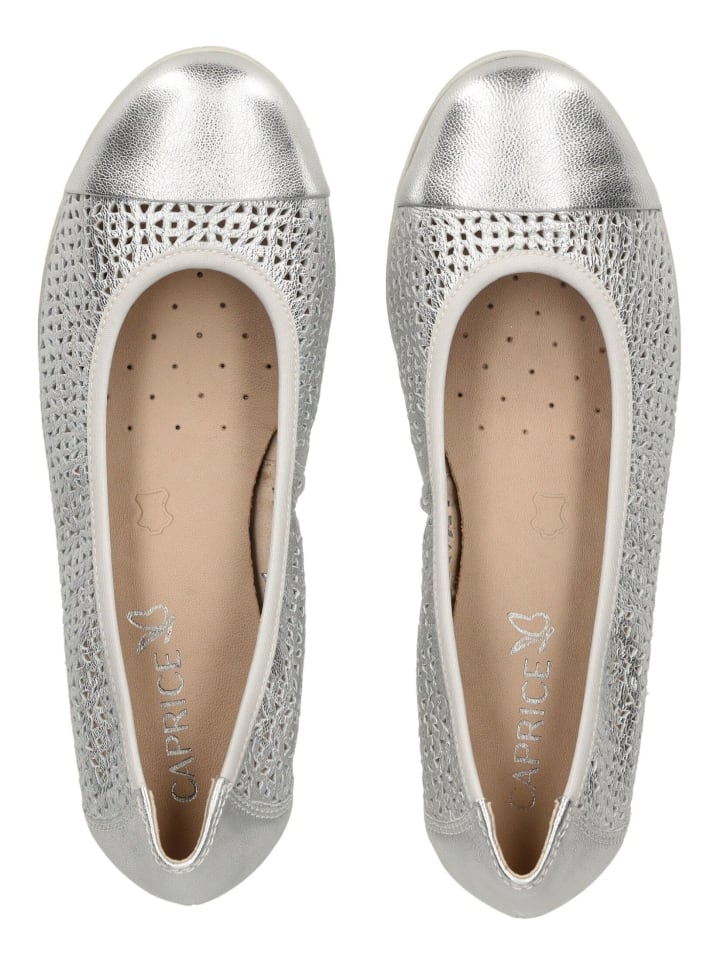 Caprice Ballerinas in Silber günstig kaufen
