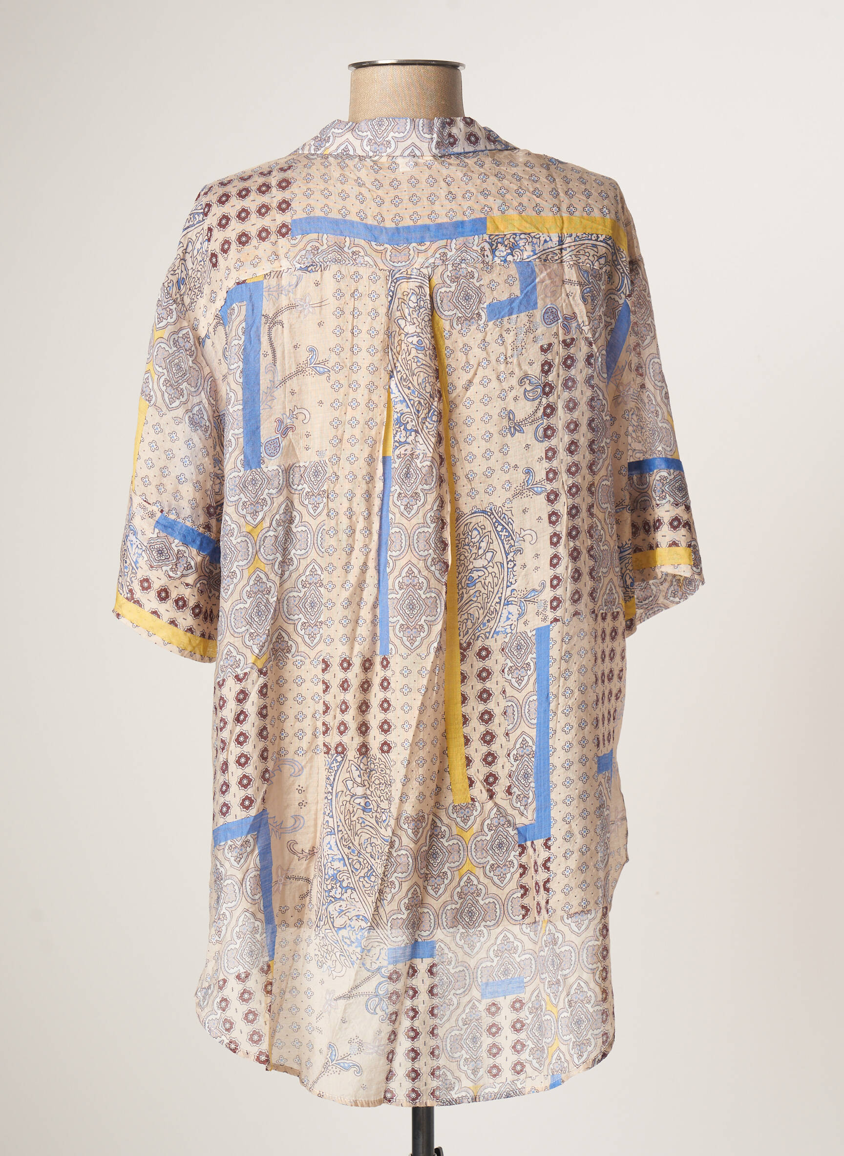Lara Tuniquemanchecourte Femme couleur beige
