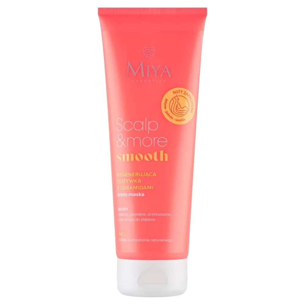 Miya Scalp&more Smooth regeneruojamasis kondicionierius su keramidais kreminė kaukė