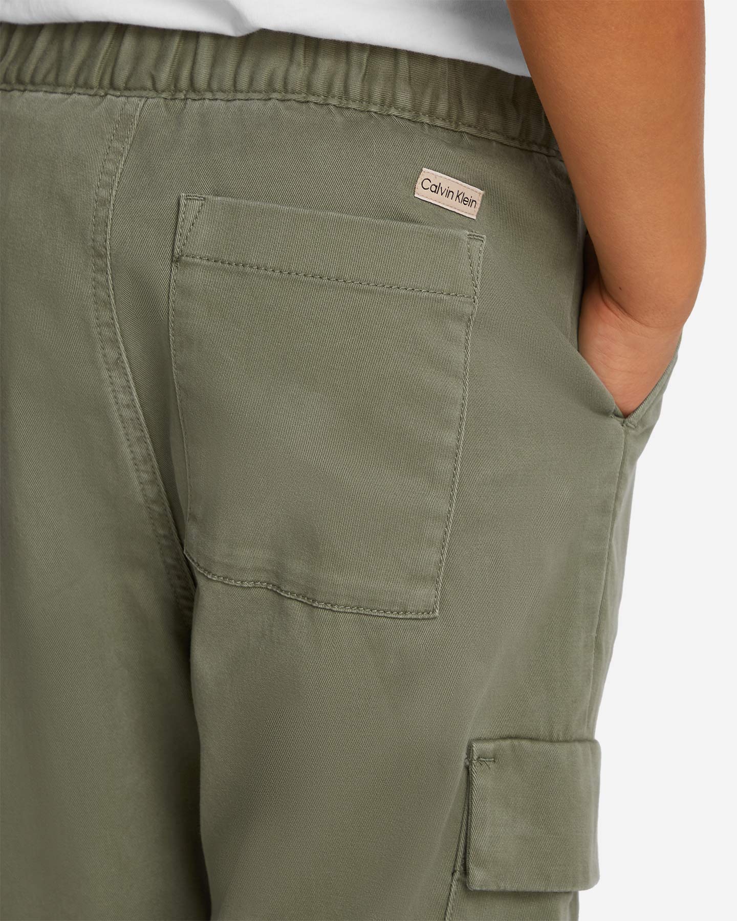 Nohavice Calvin Klein Jeans Twill Skater Jr IB0IB02338-LDY
