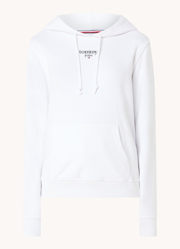 Tommy Hilfiger dukserica s klokanskim džepom i printom logotipa