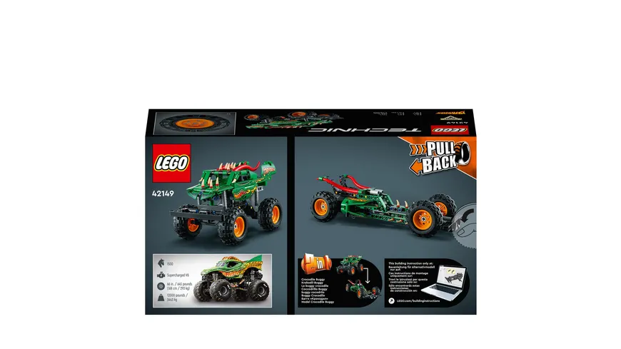 LEGO Technic 42149 Monster Jam Dragon