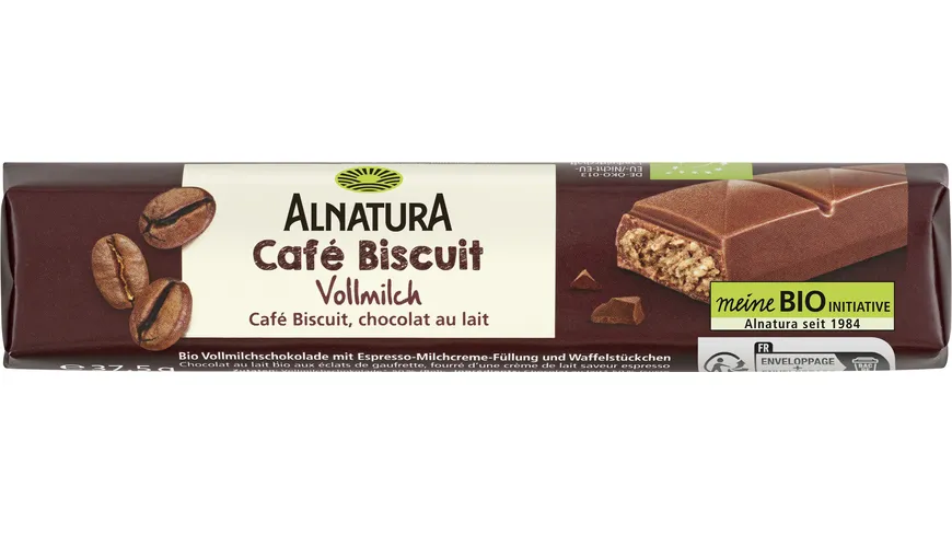 Alnatura Bio Café Biscuit Schokoriegel 37.5 g