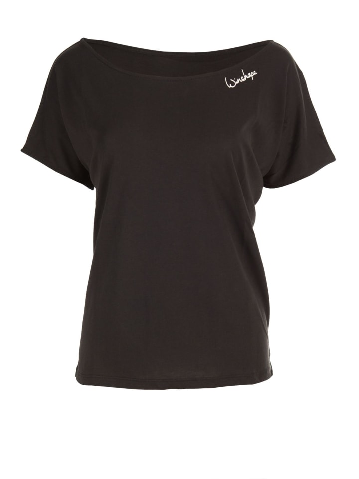 Winshape Ultra leichtes Modal-Kurzarmshirt MCT002 in schwarz günstig kaufen