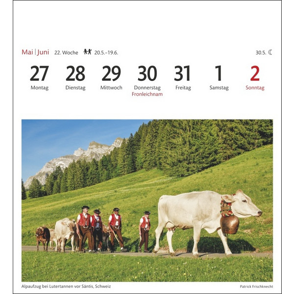ALPEN SEHNSUCHTSKALENDER 2024. 53 POSTKARTEN - Kalender
