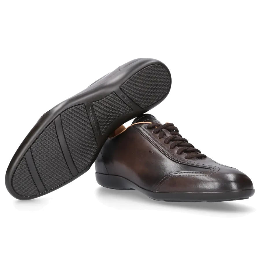 Santoni - Sneaker low AMG Kalbsleder - braun
