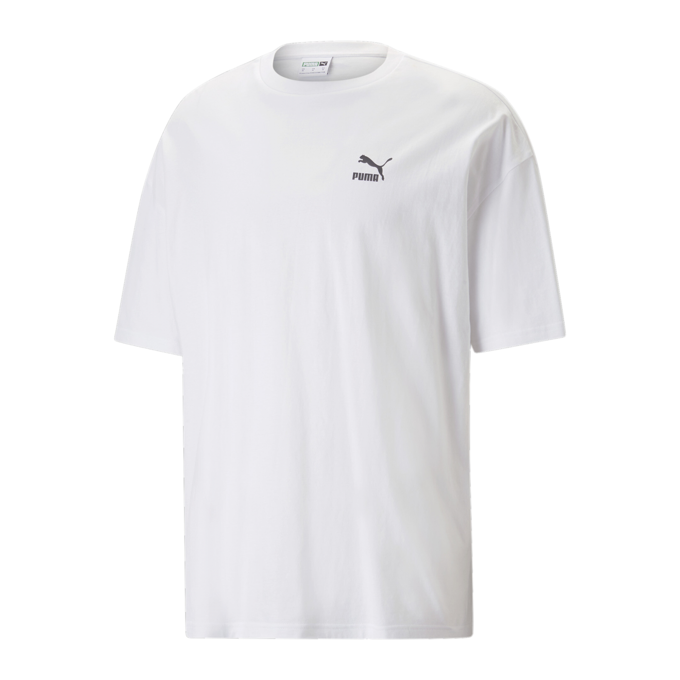 PUMA CLASSICS Oversized T-Shirt Weiss F02