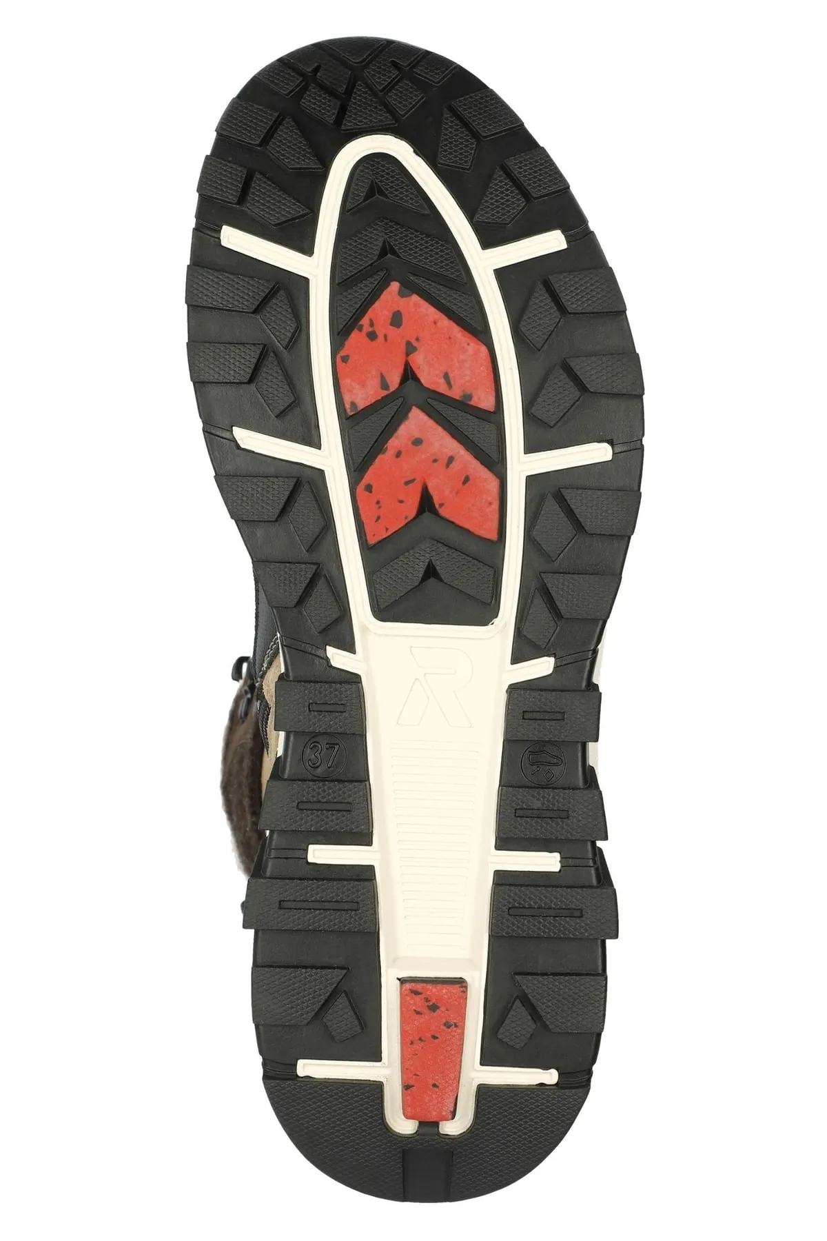 Rieker  Stiefelette - Braun - Flacher Absatz
