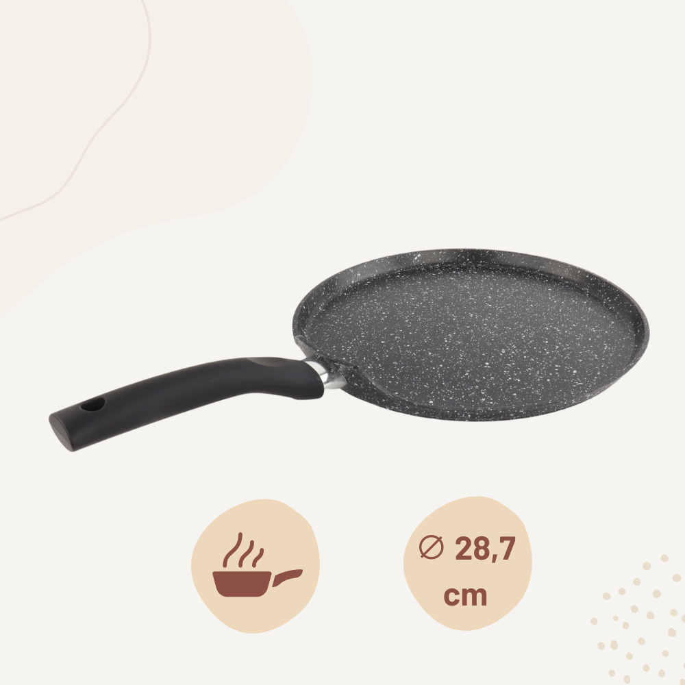 Orange85 28,5 cm Aluminium Crepe-Pfanne