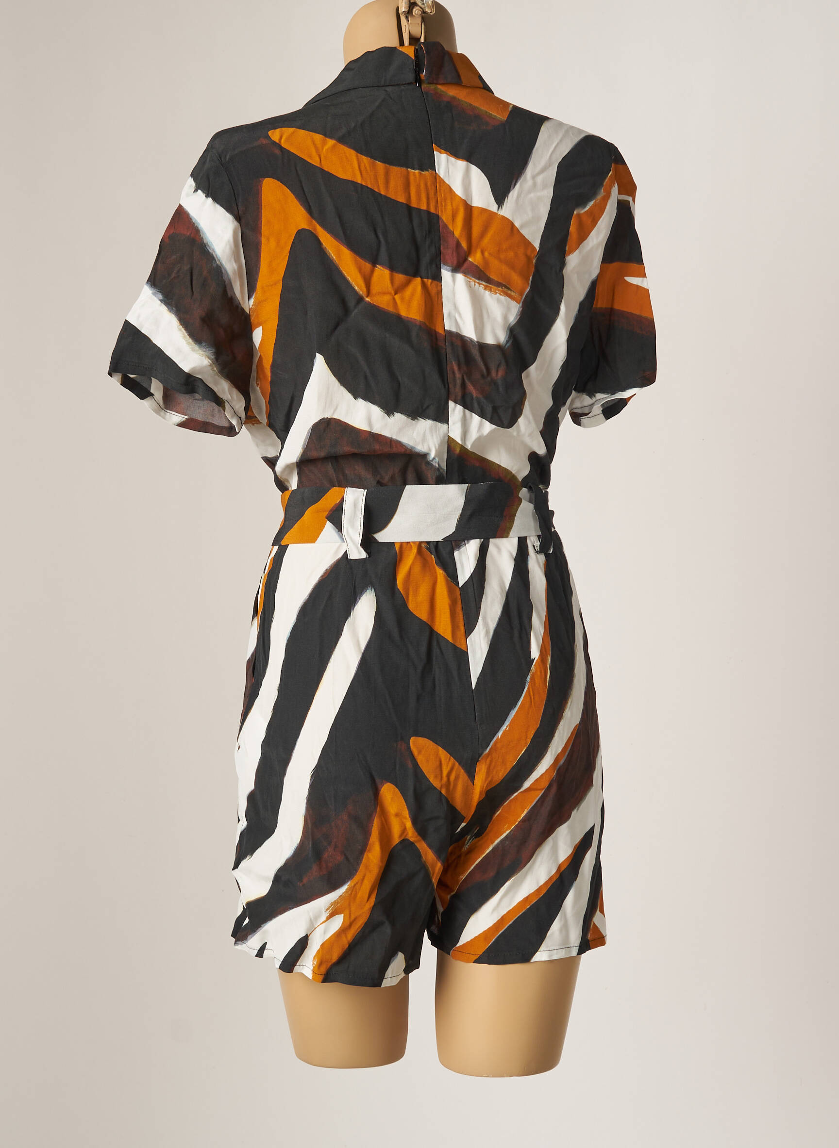 Morgan Combi Shorts Femme couleur orange