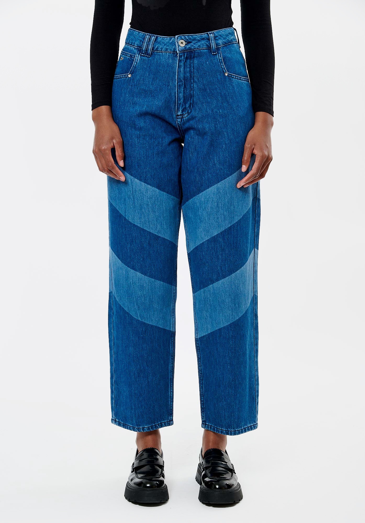 DUDE   Jean loose femme 100% coton
