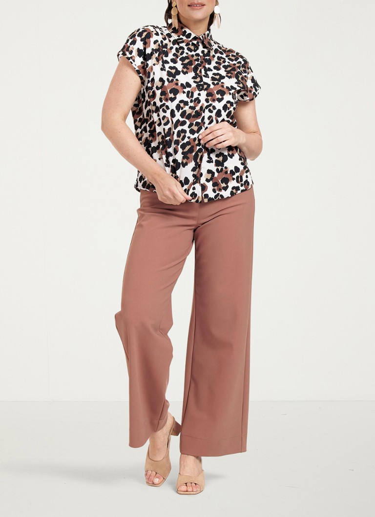 Blouse Barb de Studio Anneloes à imprimé léopard
