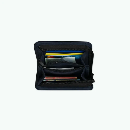 Portefeuille Medium Nara bleu marine