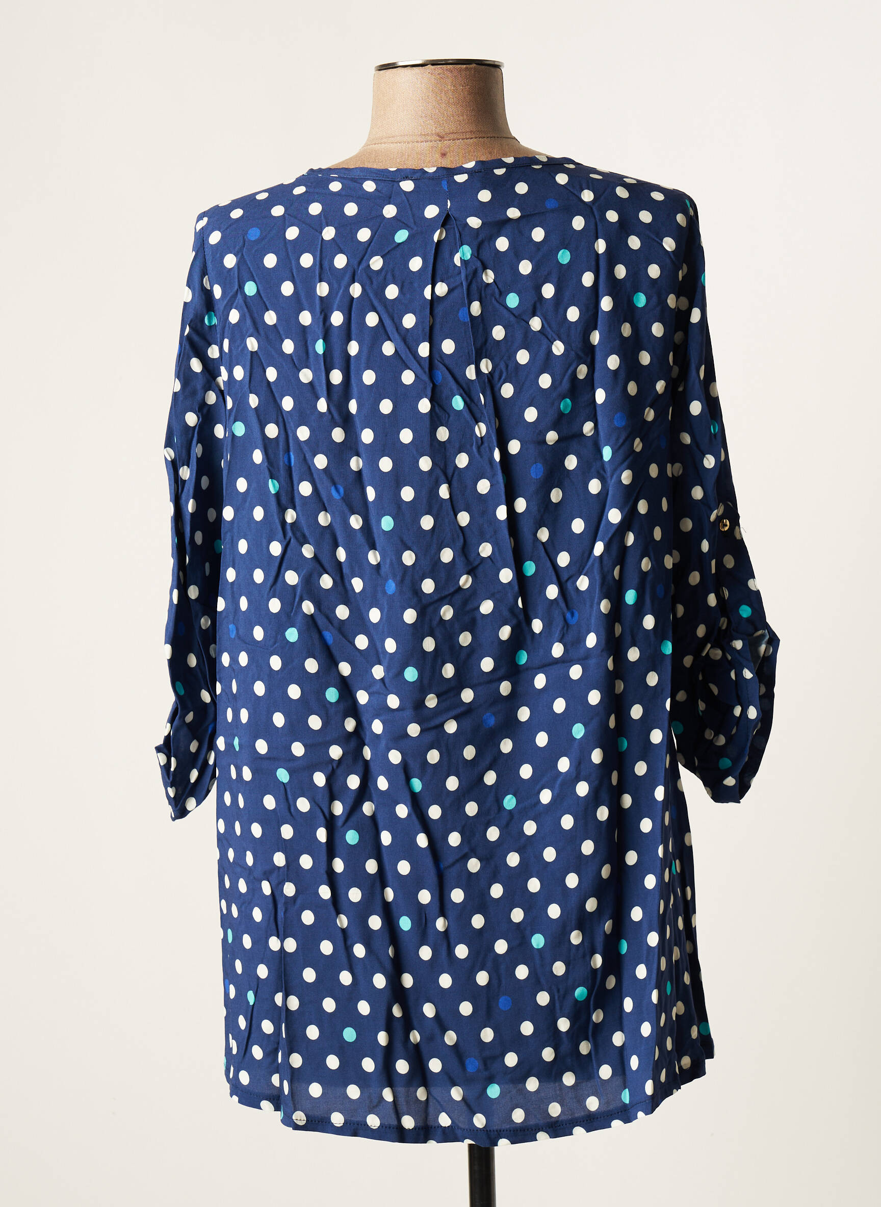 Halogene Tuniquemanchelongue Femme couleur bleu