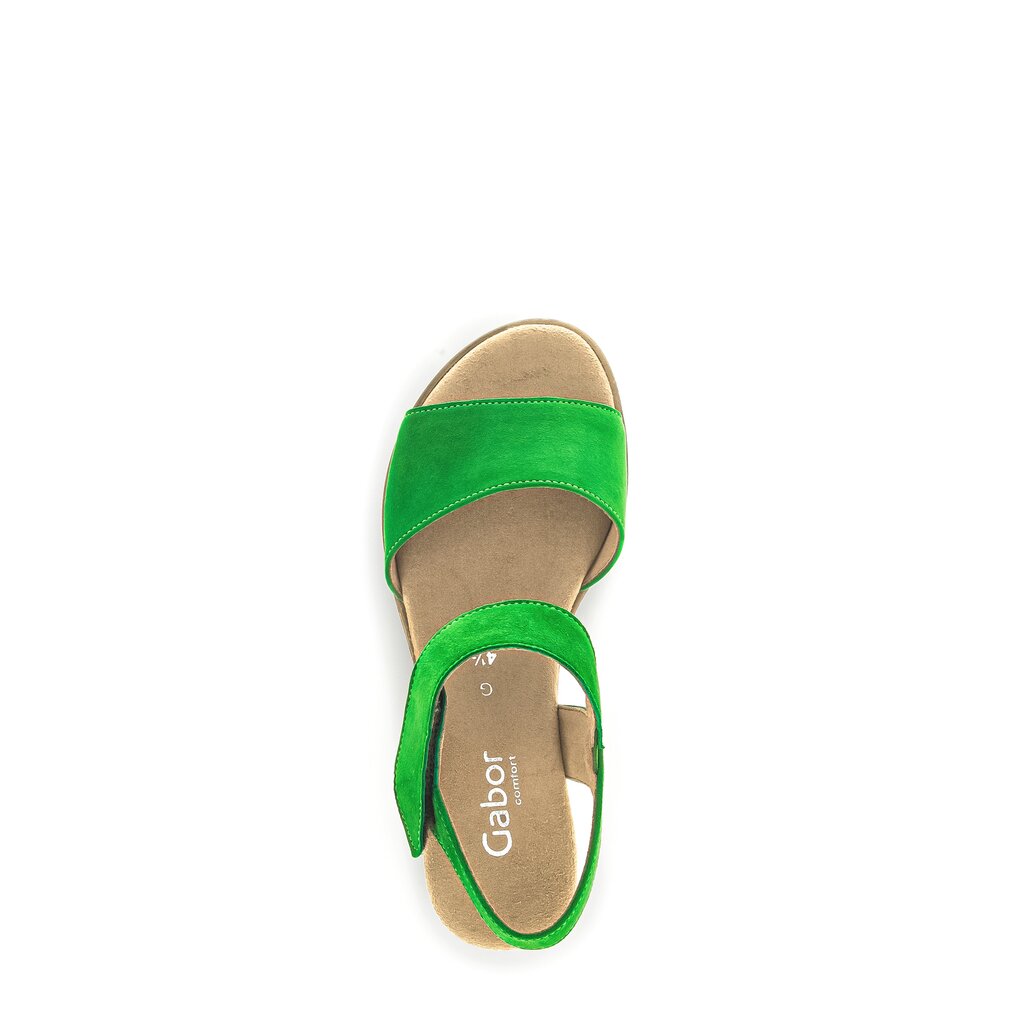 Gabor comfort Keilsandalette grün