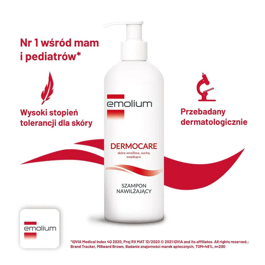 Emolium Dermocare drėkinamasis šampūnas