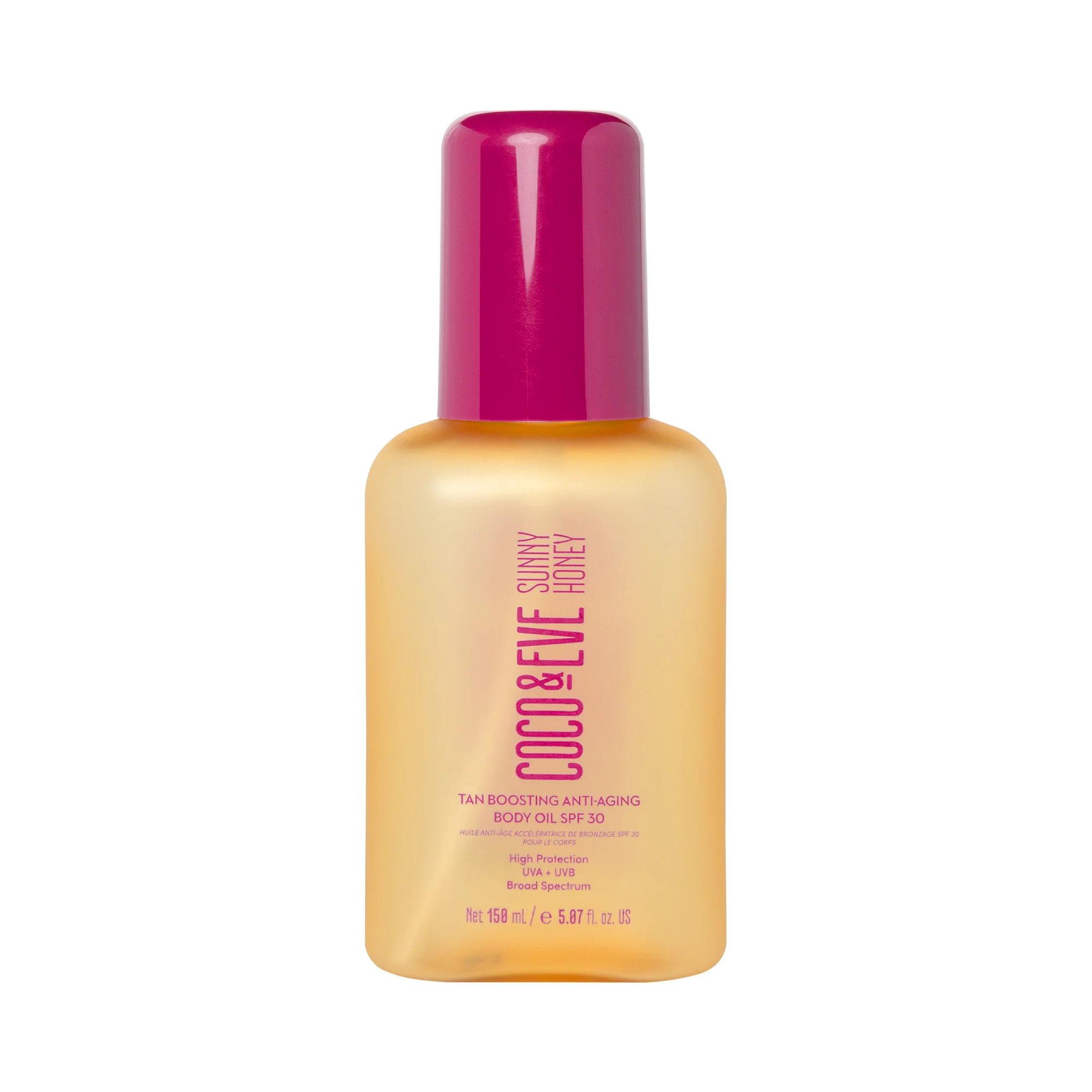 Sunny Honey Tan Booster Anti-Aging Body Oil SPF30 - Ulje za tijelo s visokom zaštitom od sunca, Primer za preplanulost