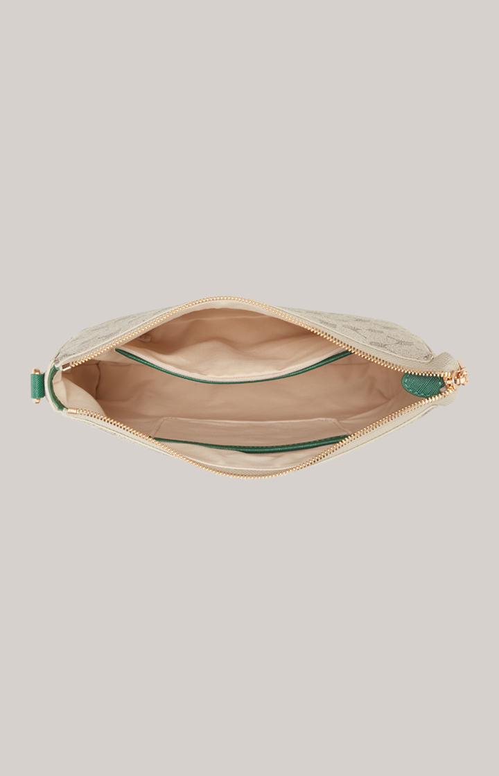 Schultertasche Mazzolino Diletta Jasmina in Beige/Grün