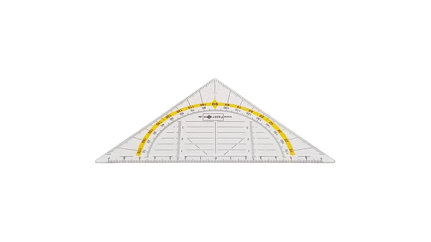 PAPERZONE Geodreieck 16cm