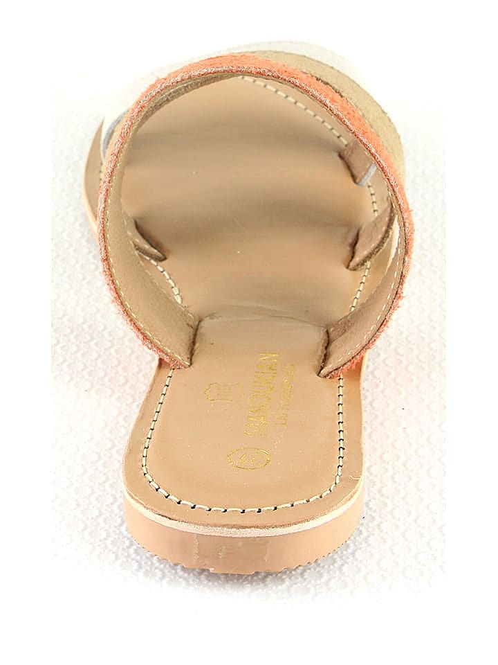 Manoukian shoes Leder-Pantoletten 