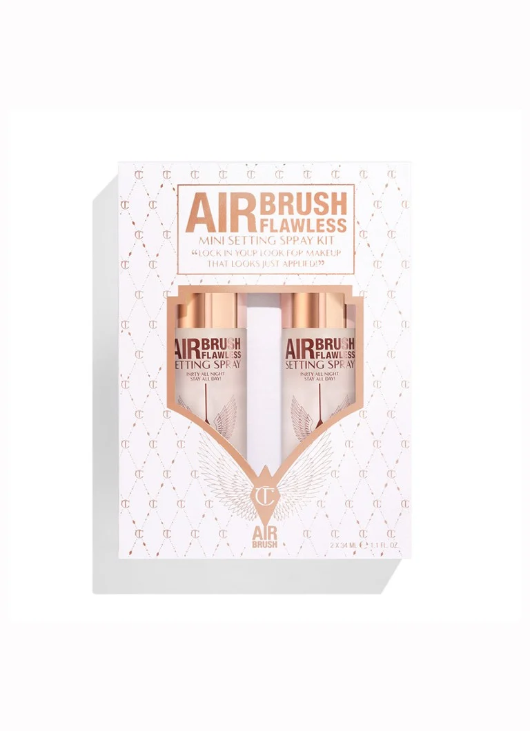 Kit de machiaj cu aerograf Charlotte Tilbury Flawless Mini - Ediție limitată