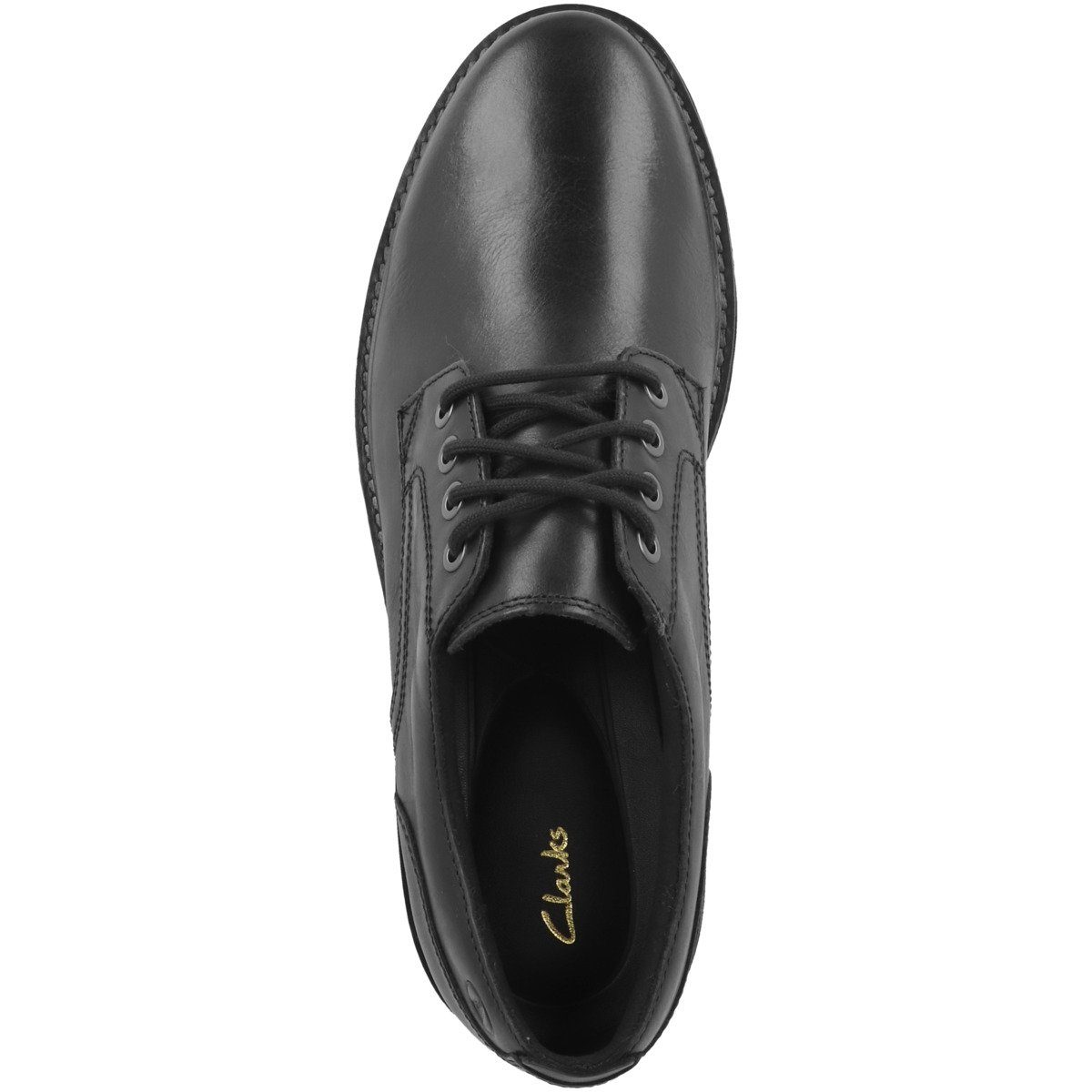 Clarks Batcombe Tie Herren Schnürschuh Verstärkte Ferse