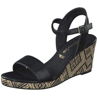 Tamaris Keilsandale in schwarz