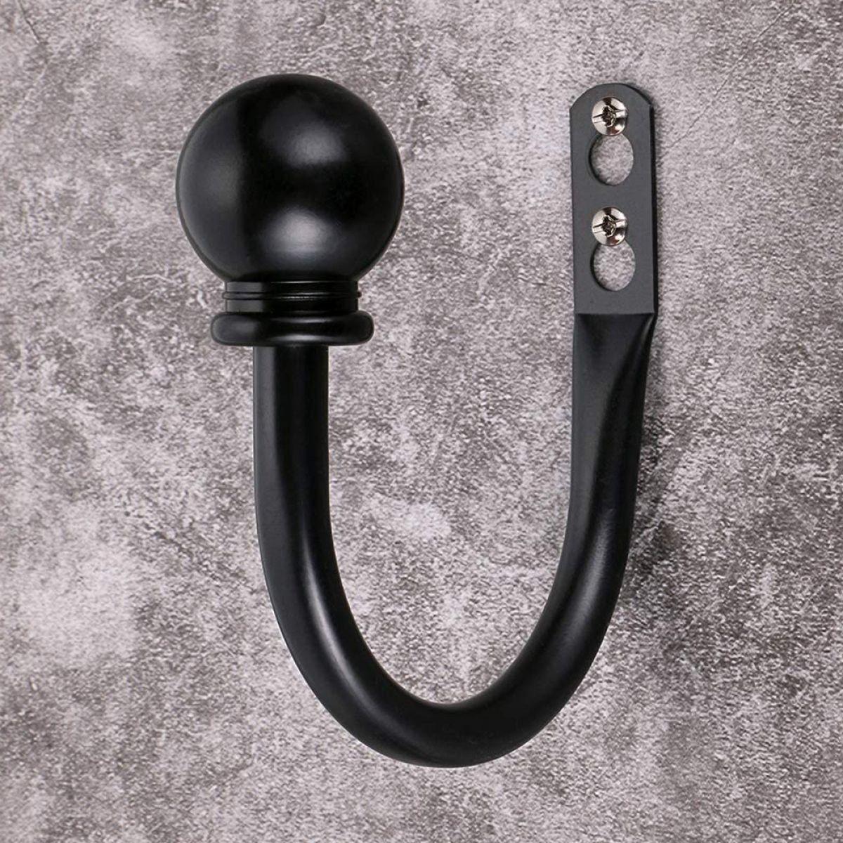 Raffhalter Raffhalter für Gardinen, 2er-Pack, Metall, für Fenster, ZmdecQna