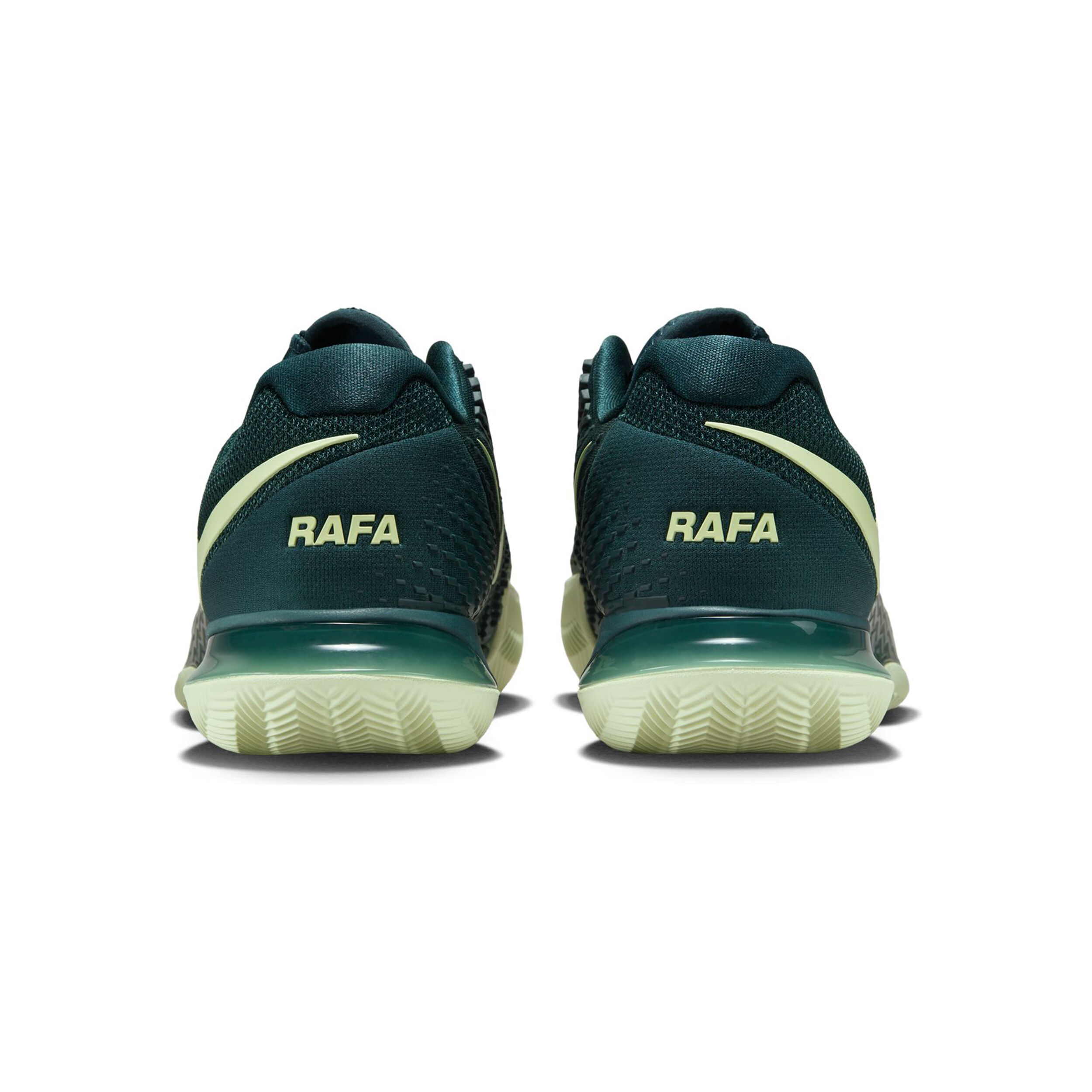 Court Vapor Cage 4 Rafa Sandplatzschuh Herren - Dunkelgrün, Limette