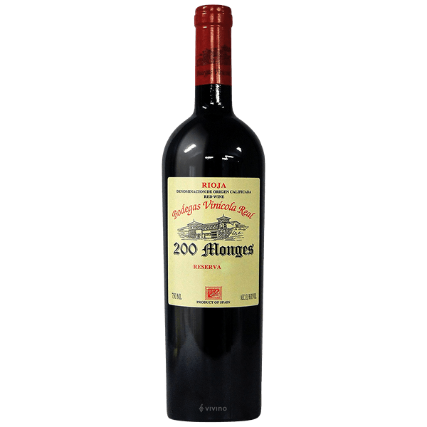 Vinícola Real 200 Monges Rioja Reserva 2012