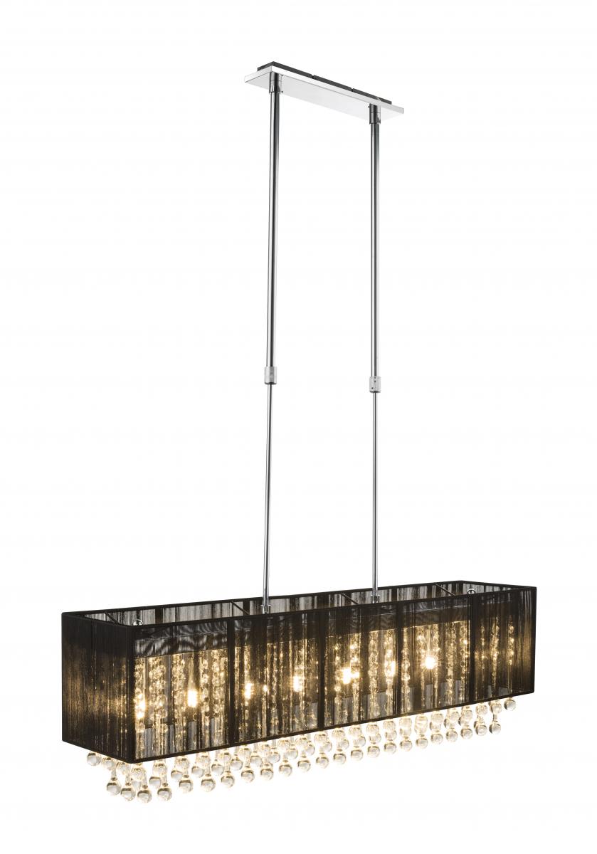 Globo Lighting - BAGANA - Hängeleuchte Metall verchromt, 8x G9 LED