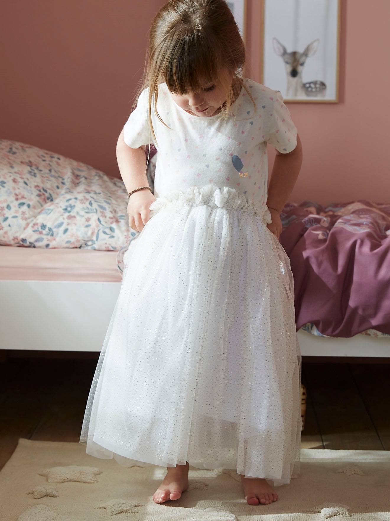 Déguisement panoplie de princesse multicolore