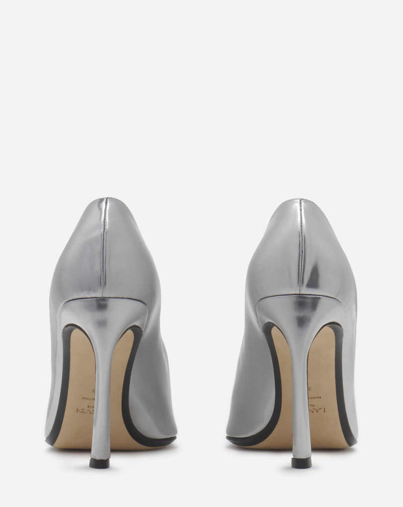ESCARPINS SWING EN CUIR MÉTALLISÉ