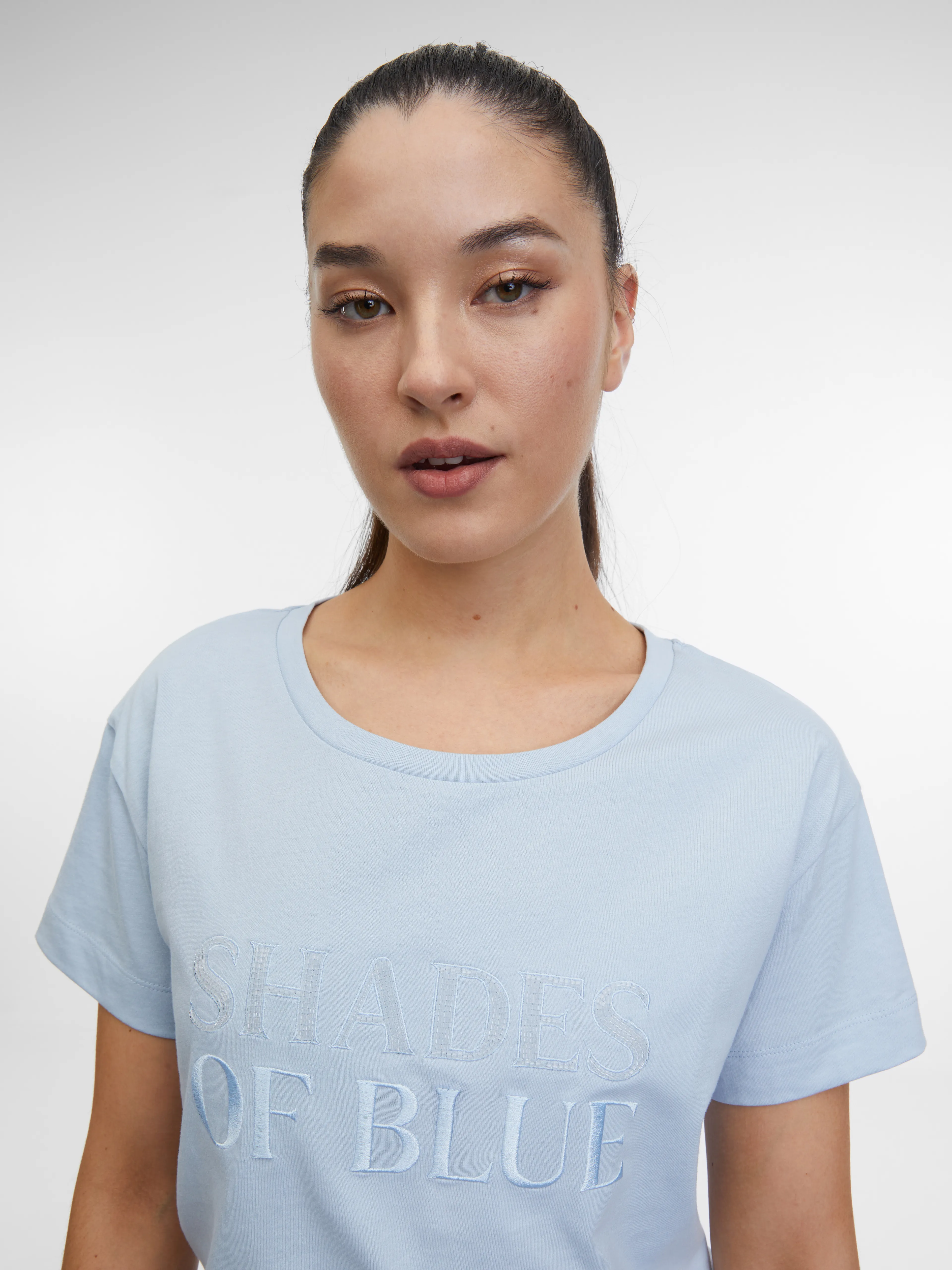Blaues Damen-T-Shirt ORSAY