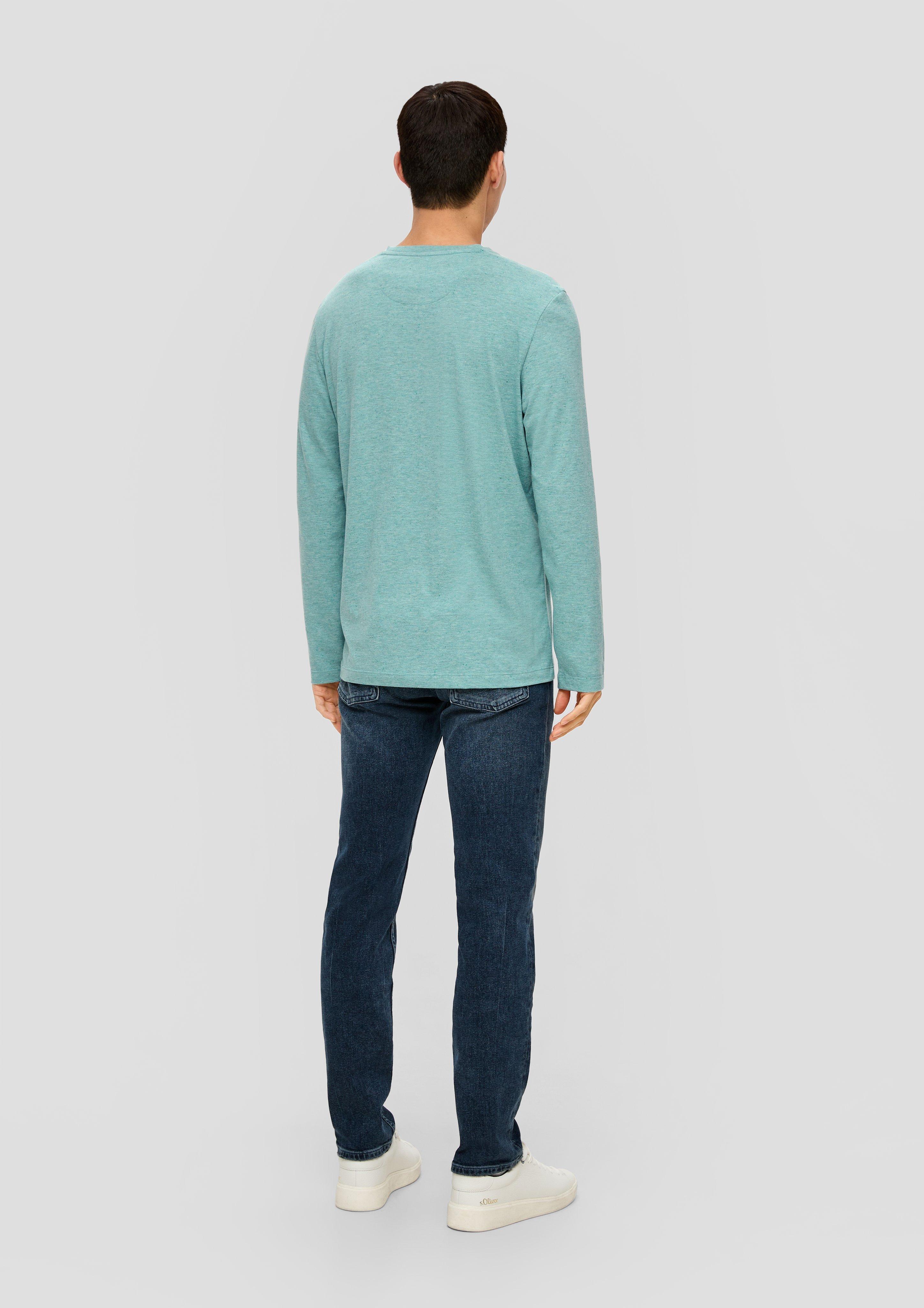 Meliertes Langarmshirt  2138647-65W2