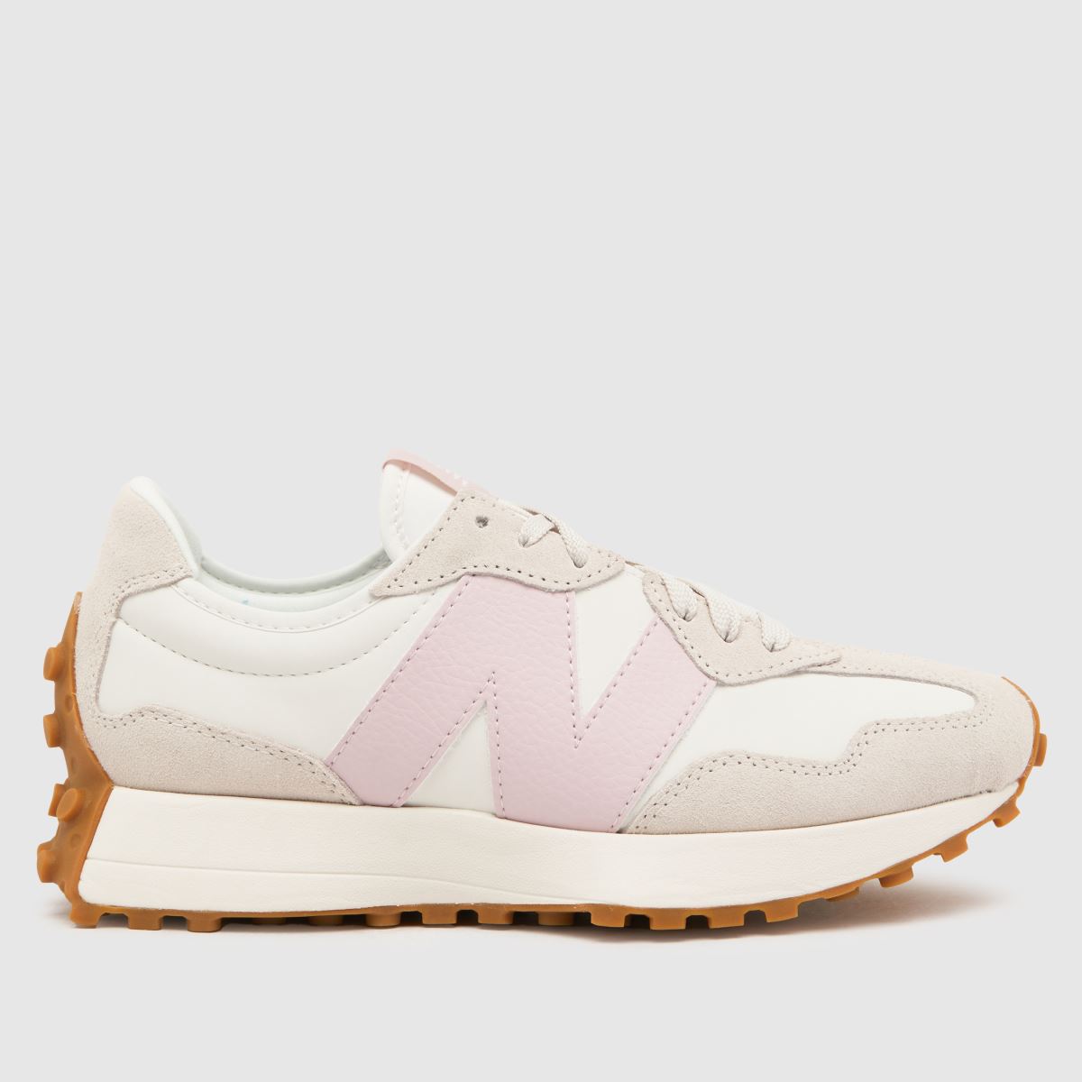 New Balance 327 sportcipő fehér és rózsaszín színben