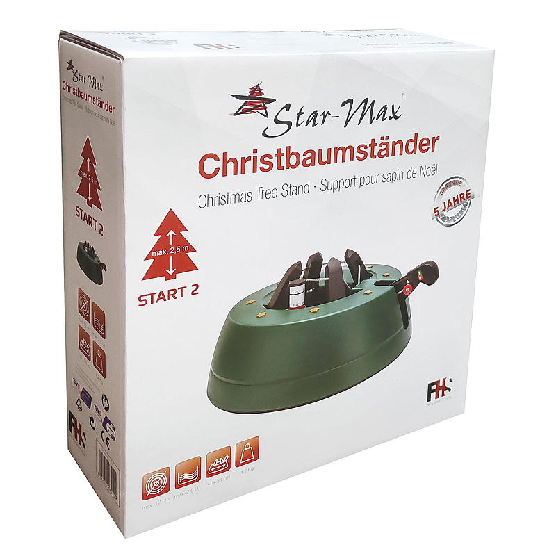 Home Juletrefot selvspennende Star-Max