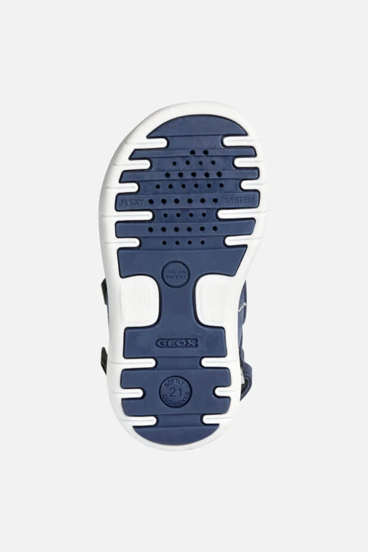 Geox  Sandalette - Blau - Flacher Absatz