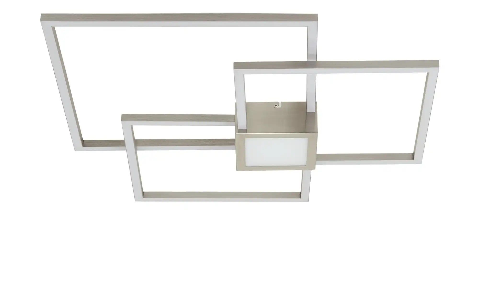 Trio LED-Deckenleuchte Nickel matt