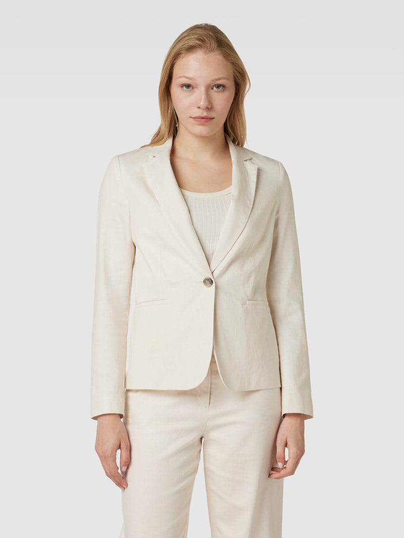 Blazer mit Reverskragen in ecru