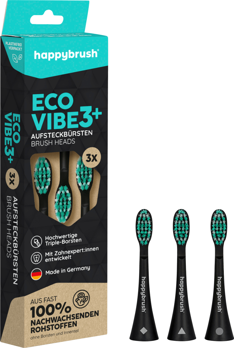 Aufsteckbürsten Eco Vibe 3+, 3 St