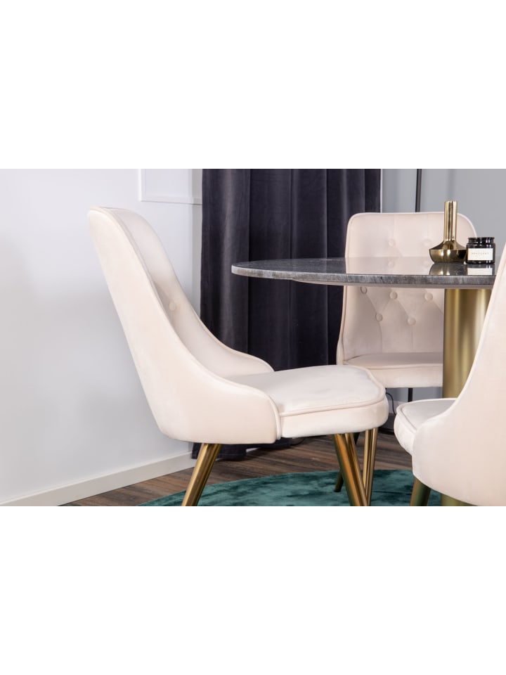 ebuy24 Essgruppe Estelle 17 (5-teilig) Beige 106 x 106 cm günstig kaufen onesize